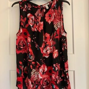 Dressy floral  tank